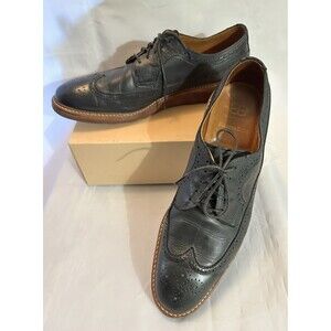 Allen Edmonds Shannon Drive Black Leather Wingtip Oxford Loafers Men Sz 13 Shoes